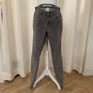 Gap Gray Corduroy Slim Fit Stretch Jeans